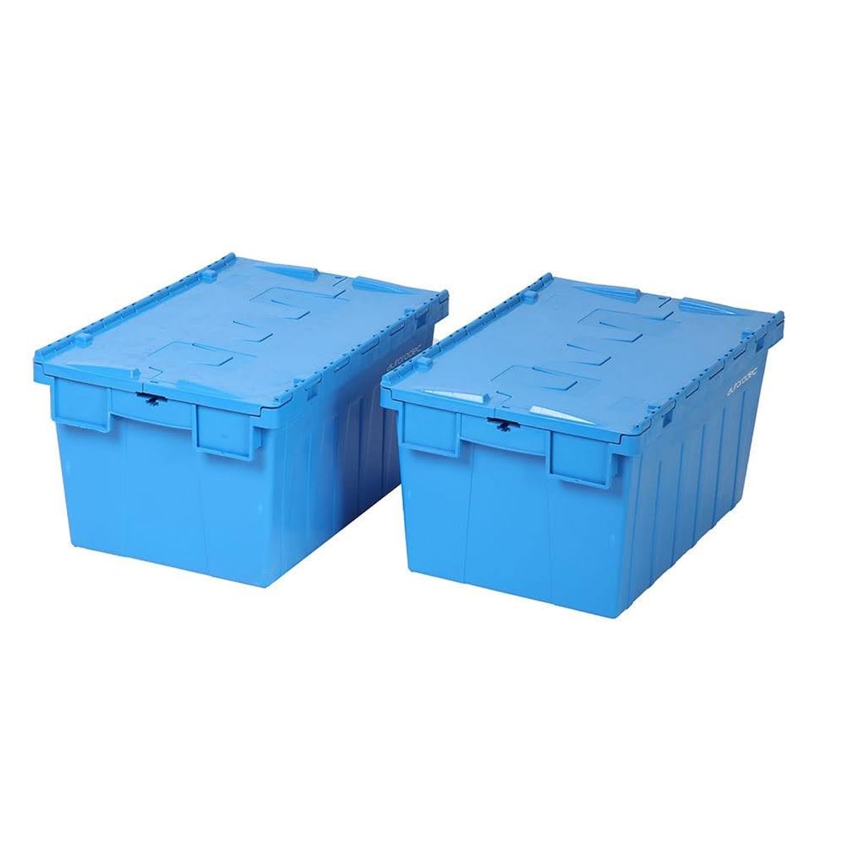 AUTORODEC - Pack de 2 cajas logísticas de 40 x 60 x 31.5 cm Azules