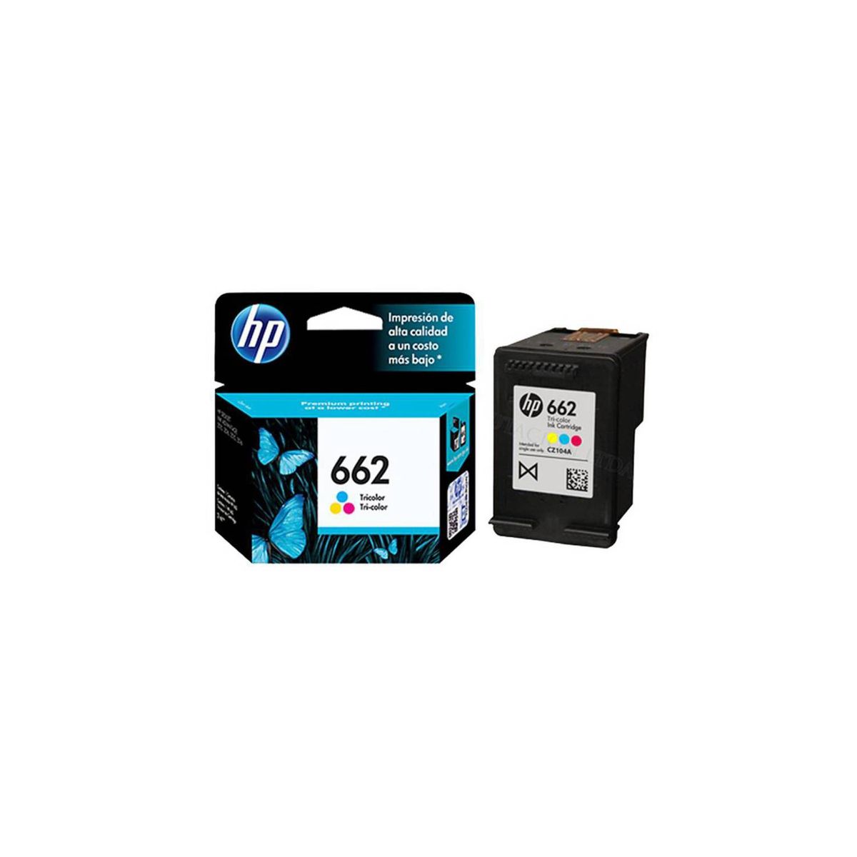 HP - Tinta HP 662 Tricolor Original CZ104AL