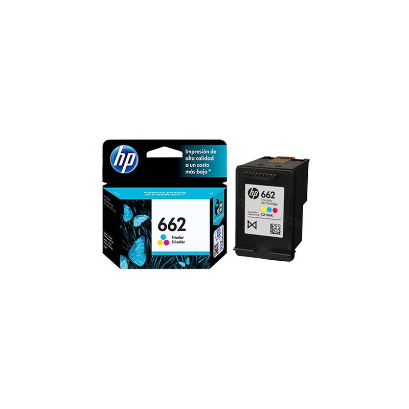 HP - Tinta HP 662 Tricolor Original CZ104AL