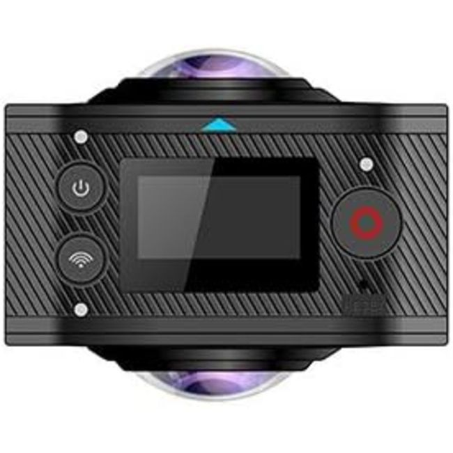 HOMEGUARD - Videocámara de Realidad Virtual 360°  Full HD  960p  HGMZNX360  Negra HOMEWELL