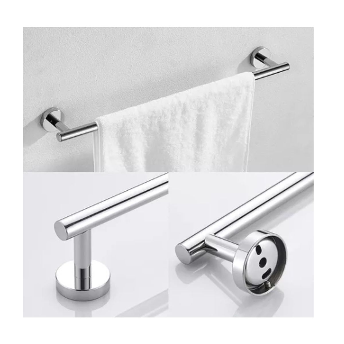 OFERTABKN - Set De 4 Accesorios De Baño Acero Inoxidable