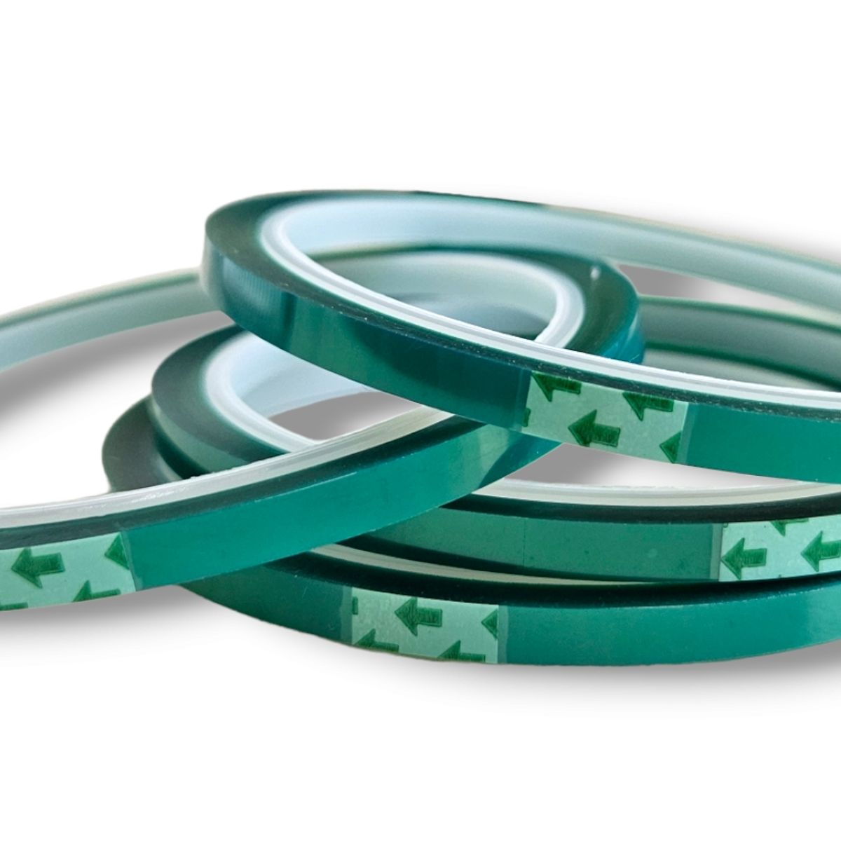 GENERICO - Cinta termica sublimación pack 4u color verde 5mm x 33mts