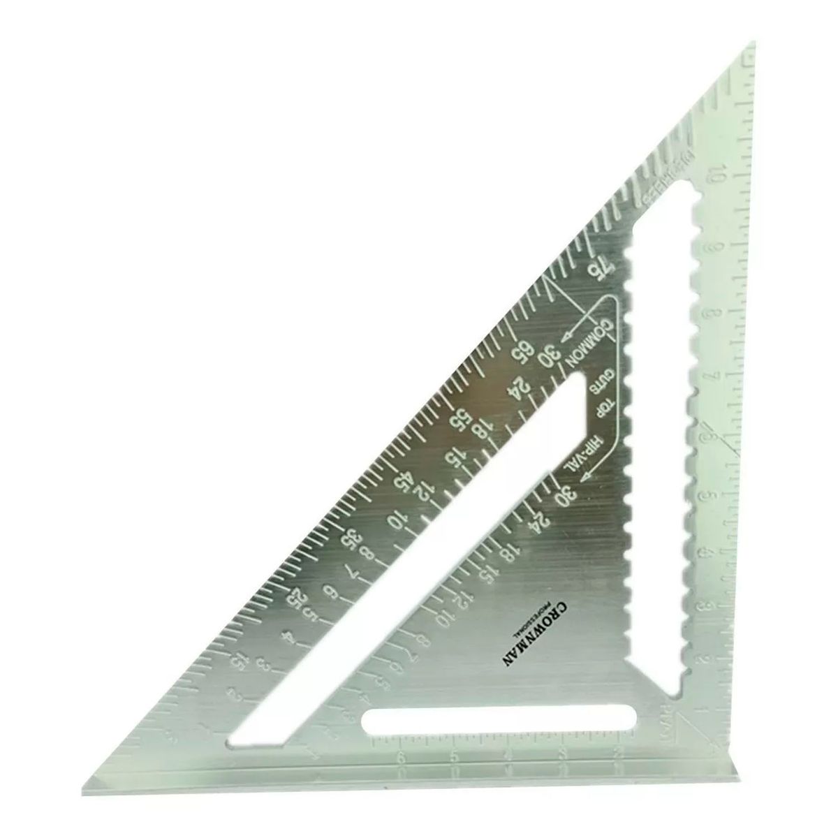 GENERICO - Escuadra Talon Rápida 12 Pulgadas Aluminio Crownman