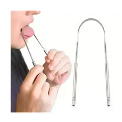 GENERICO - Raspador Limpiador De Lengua Acero Inoxidable