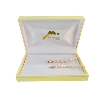 Imagen 2 del producto Collar de Perlas (6mm) de Enchapado en Oro 40 cm