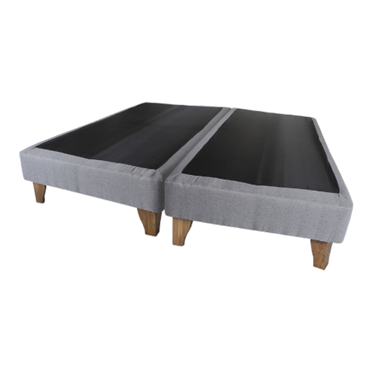 GENERICO - Base Europea para cama Super King 200x200cm LINO GRIS CLARO