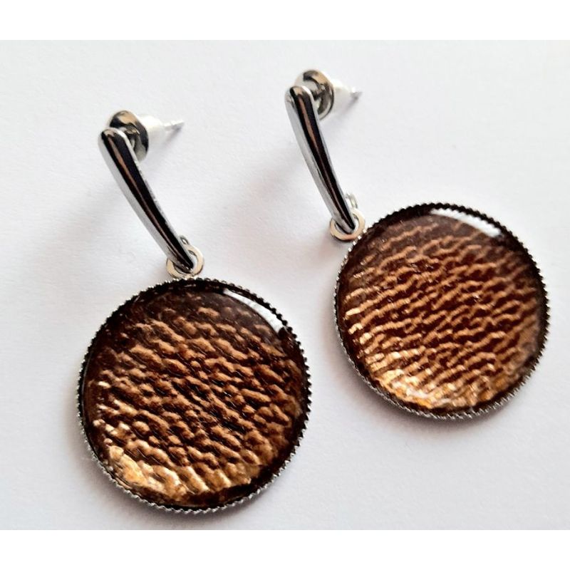 CATHALIFAUDJOYAS - aros ecocuero cathalifaudjoyas