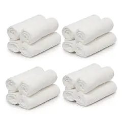 GENERICO - Pack X20 Toallas blanco microfibra peluquería 45x85 Gms