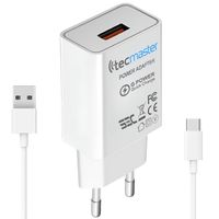 Cargador USB-C Quick Charge Smart Line 3A 18W SEC TM-200516