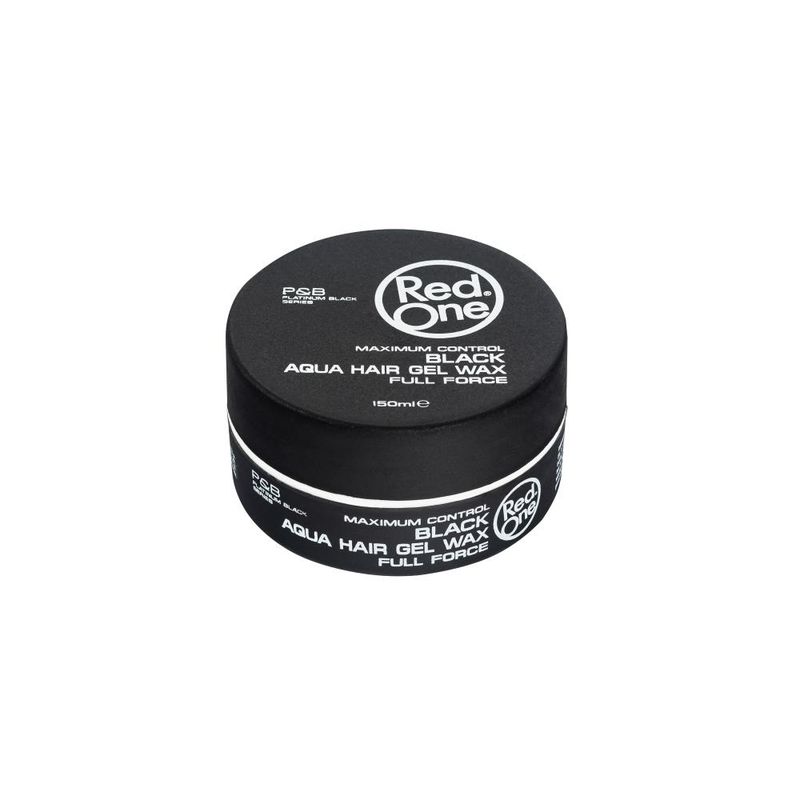 GENERICO - Cera Capilar Red One Aqua Hair Gel Wax Black 150ml-
