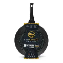 ILKO - Sartén 30 Cm Antiadherente Granito Black Granite