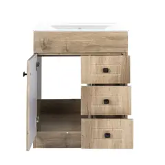 DOMSA - Kit Mueble Vanitorio B60PHN-WOOD P 60x47x80cm