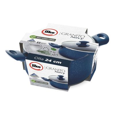Imagen 2 del producto Olla 24cm Granito Navy