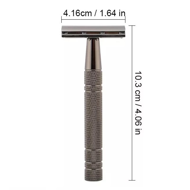 GENERICO - Maquina De Afeitar Acero 10 Hojas Doble Rasuradora Maxcare