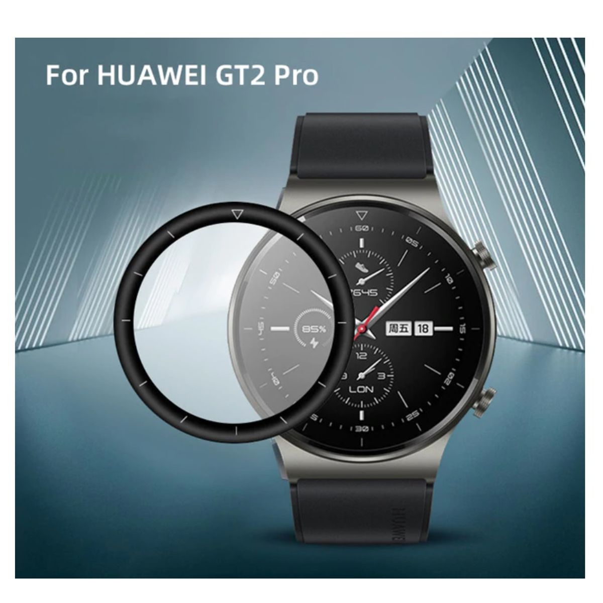 GENERICO - 2 Lámina 3D para Huawei Gt 2 Pro