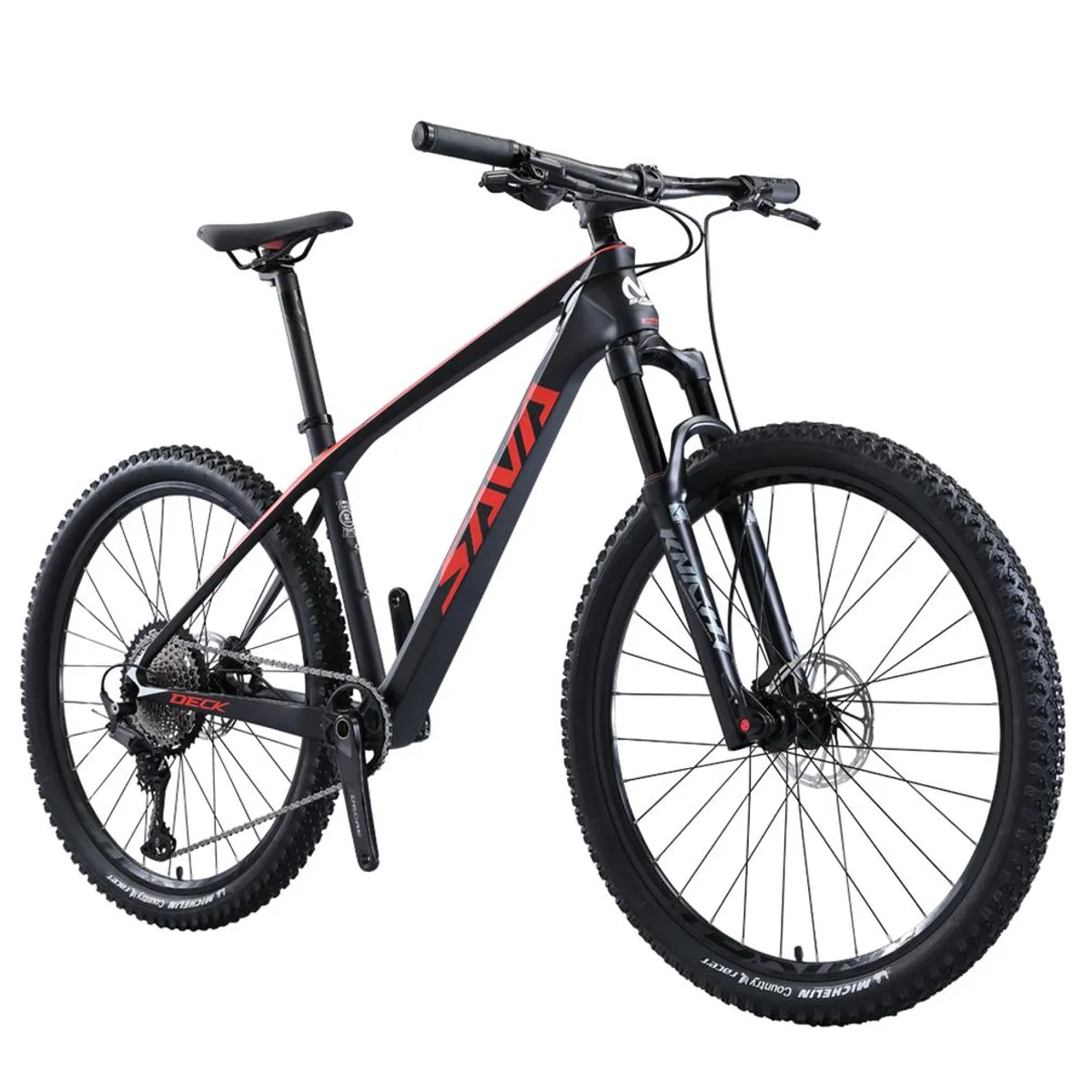 SAVA - MOUNTAIN BIKE CARBONO SAVA DECK 6.1 TALLA L 29" BLACK RED