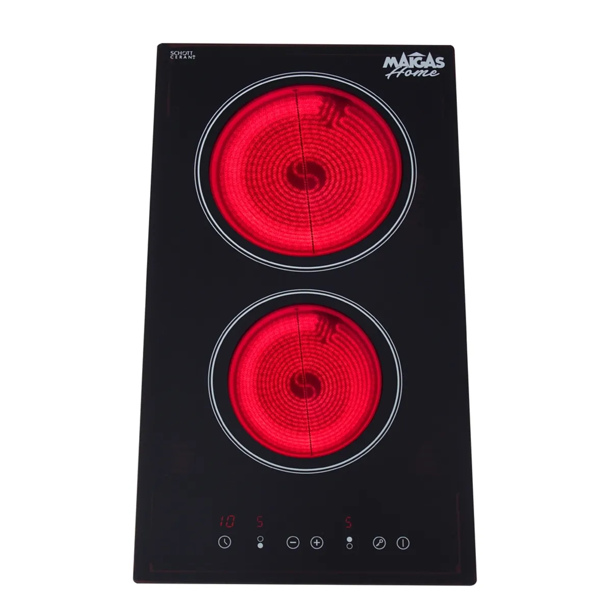 MAIGAS - Encimera Vitrocerámica 2 Platos High Quality CEV02