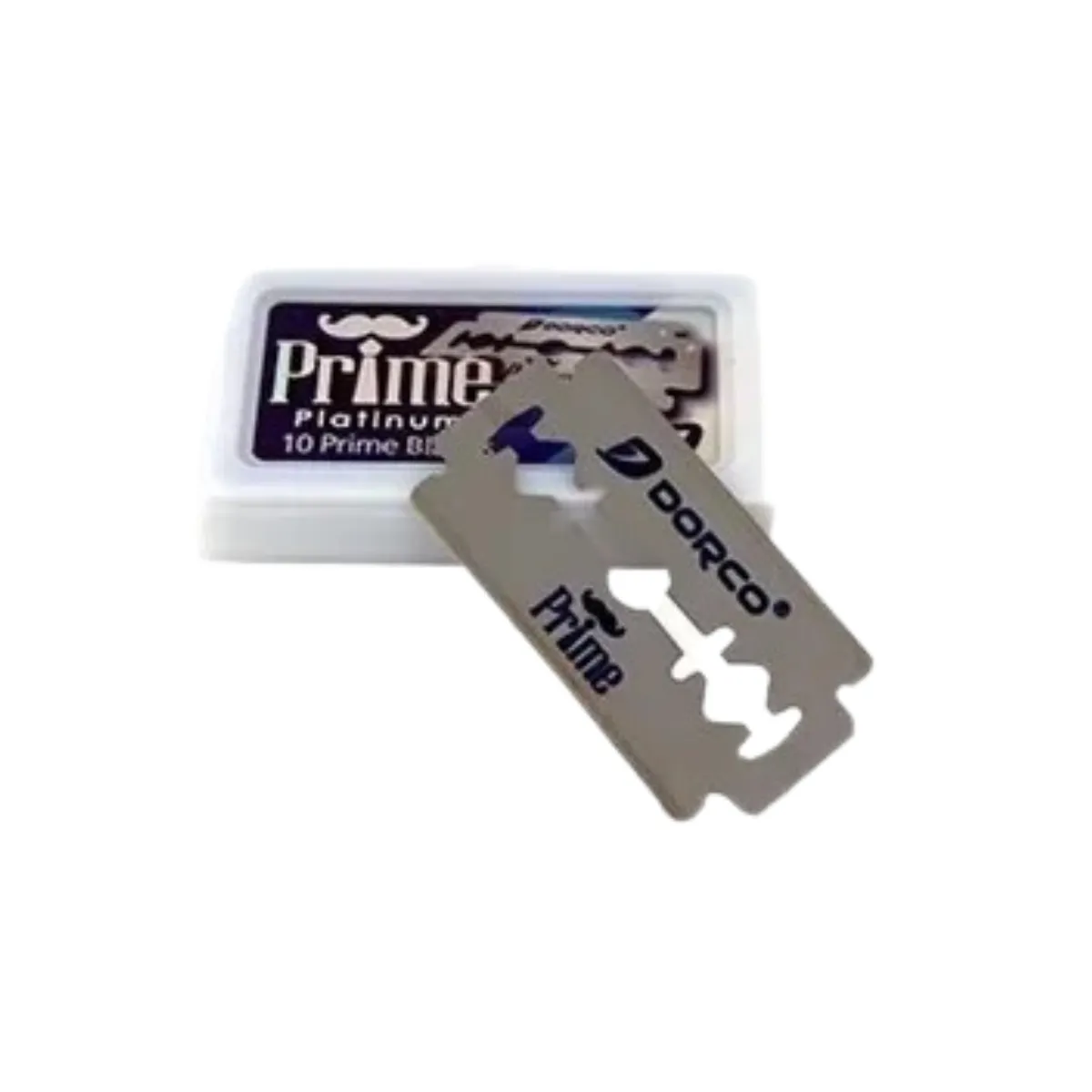 GENERICO - Pack 100 unid Dorco Prime Filos Navaja Barberia Hojas Dobles Gms