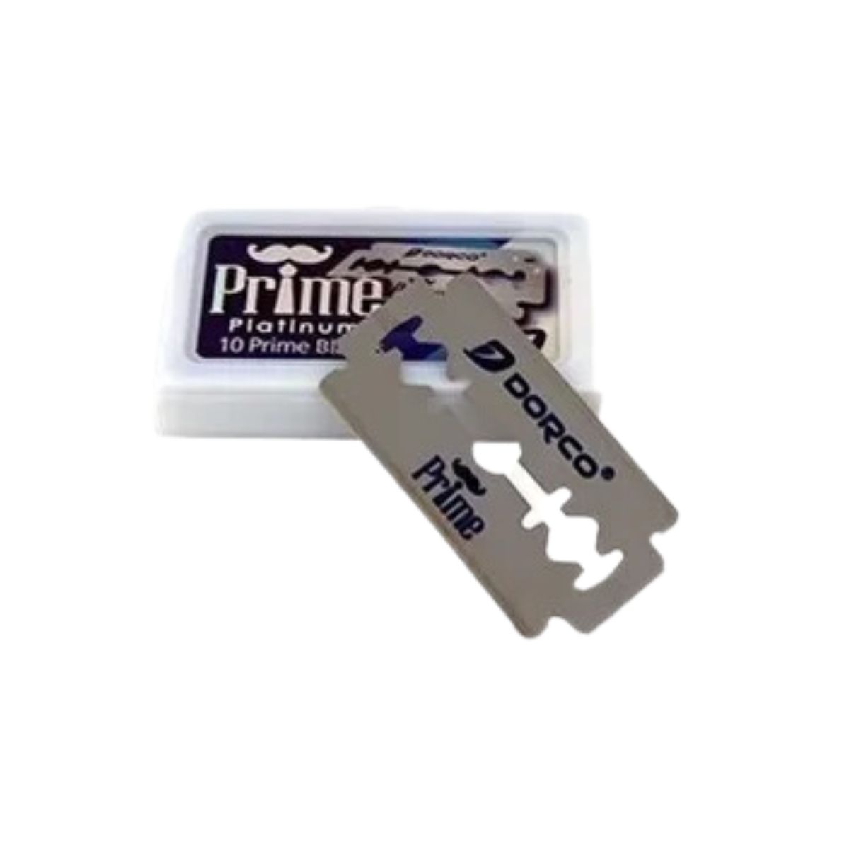 GENERICO - Pack 200 unid Dorco Prime Filos Navaja Barberia Hojas Dobles Gms