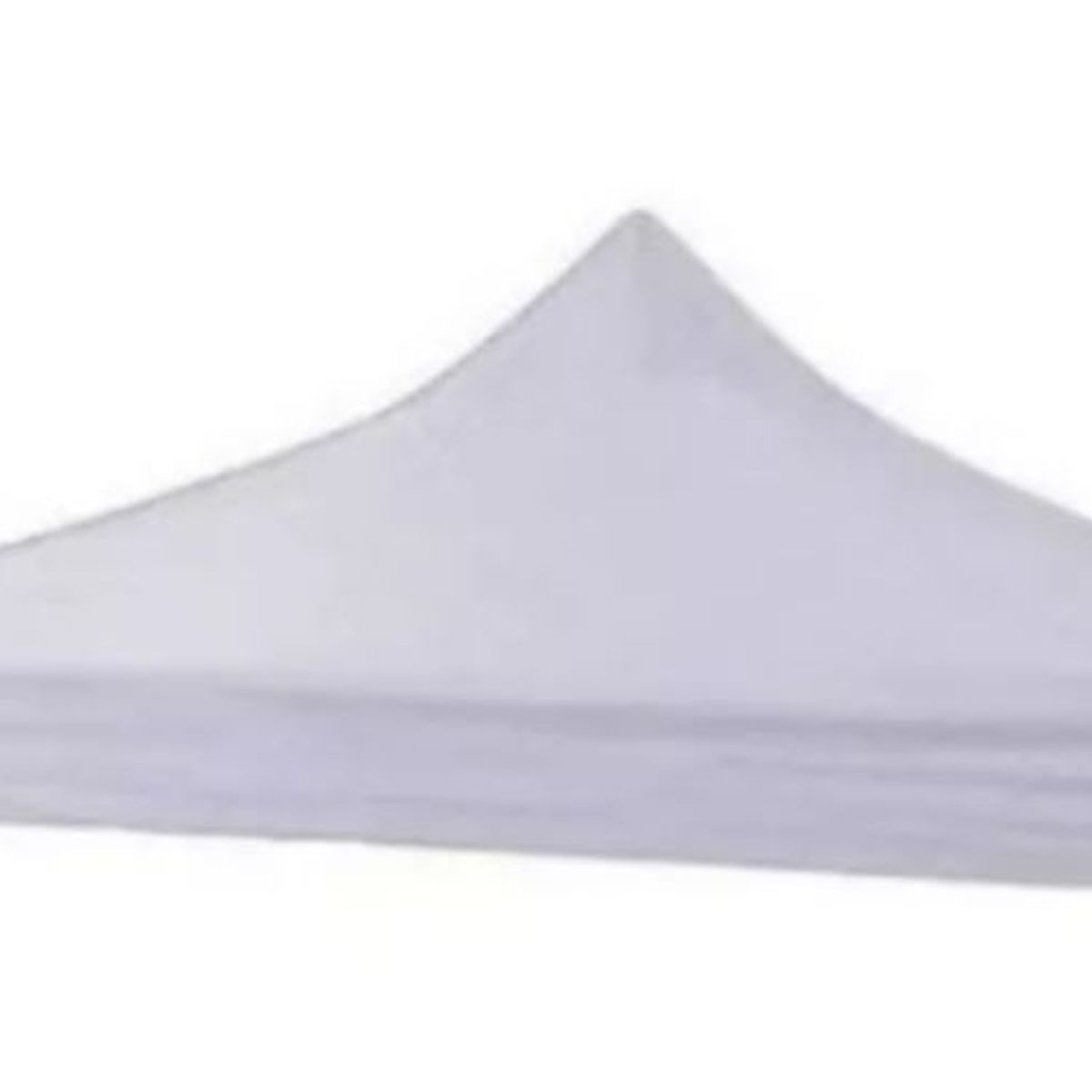 GENERICO - Repuesto Lona Carpa Techo  Plegable 3x3 Engomado Blanco