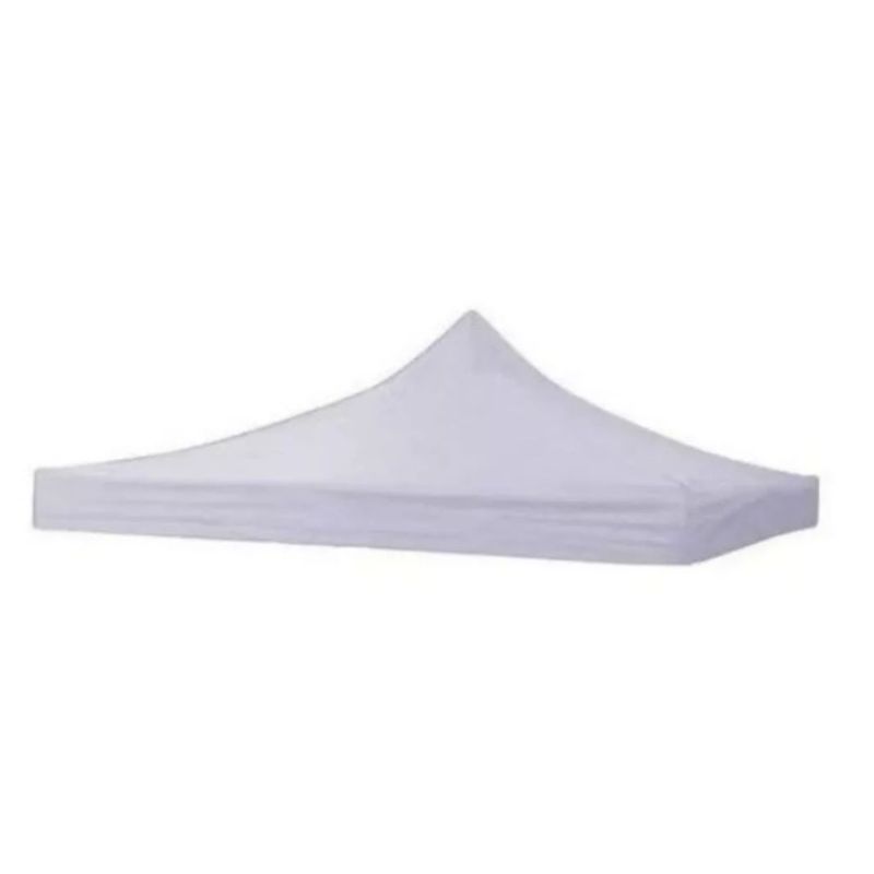 GENERICO - Repuesto Lona Carpa Techo  Plegable 3x3 Engomado Blanco