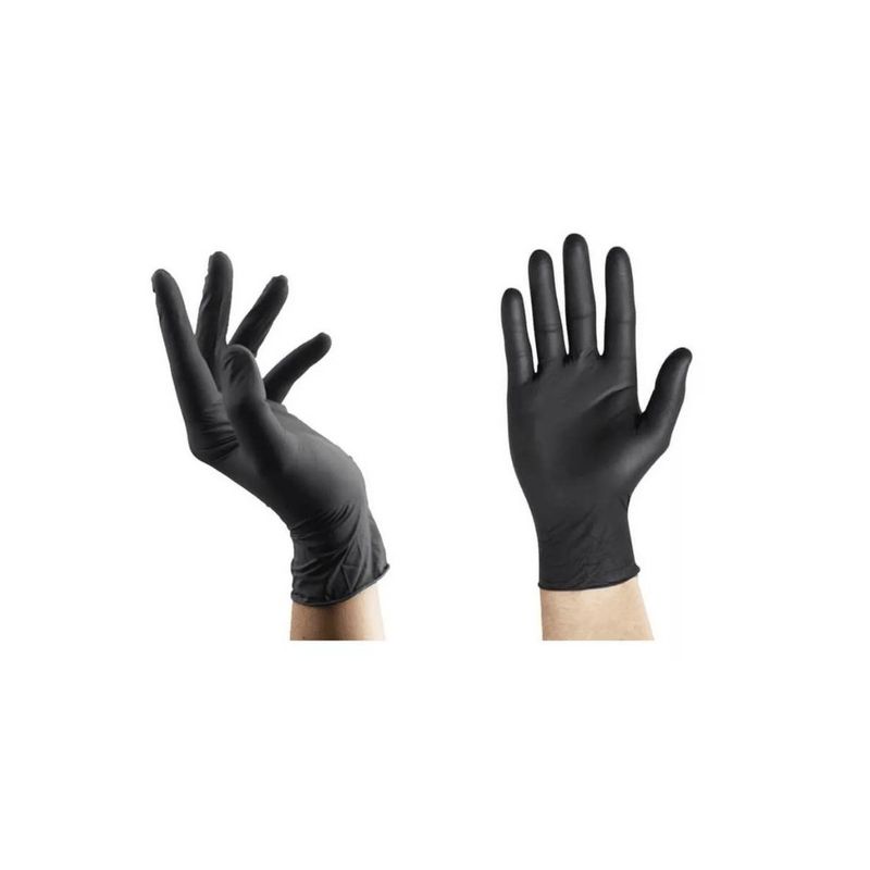 GENERICO - Pack 5 Guantes Desechables Goma 50 Unidades Gms