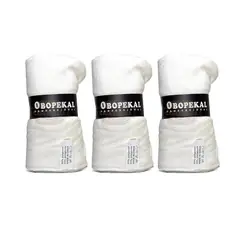 GENERICO - Set x10 Toallas blanco microfibra peluquería 45x85 Gms