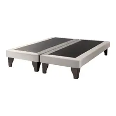 GENERICO - Base Europea para cama King 180x200cm FELPA GRIS