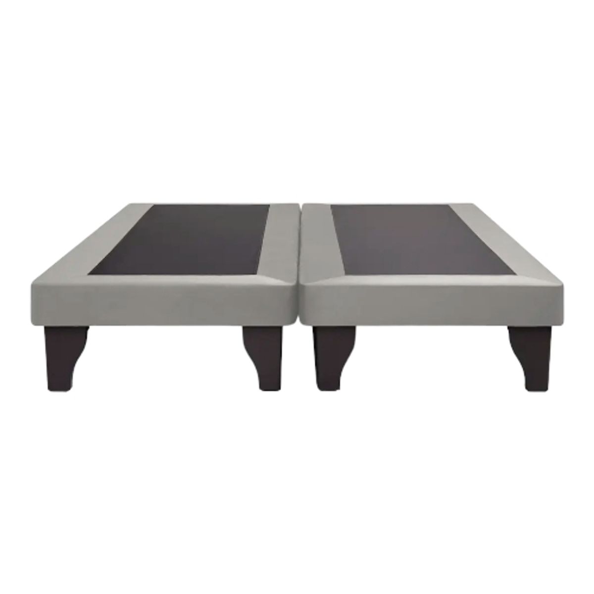 GENERICO - Base Europea para cama King 180x200cm FELPA GRIS