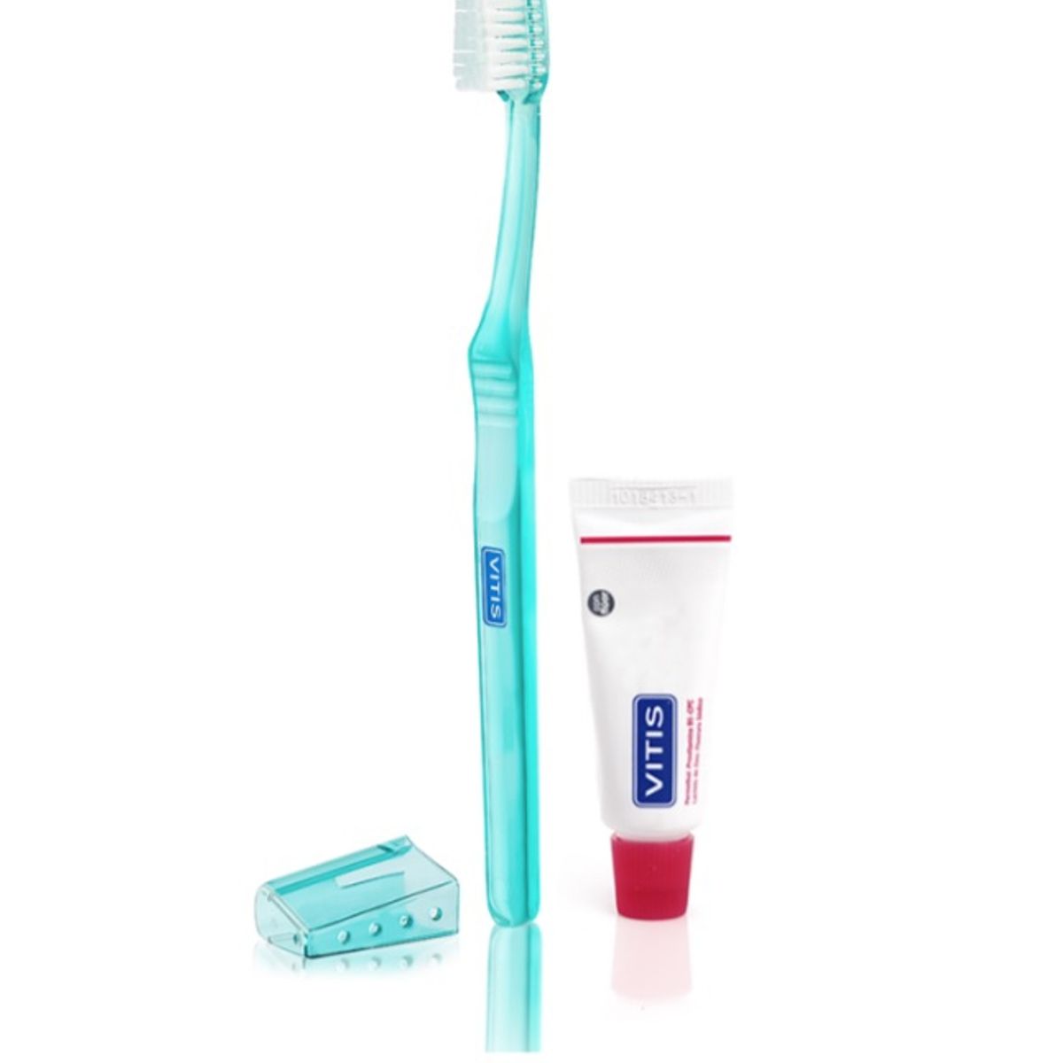 VITIS - Cepillo Vitis Suave + Mini Pasta 15 ml Pack x10 Unidades