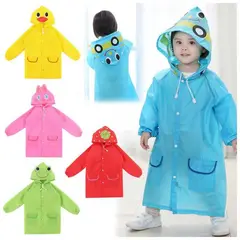 GENERICO - Poncho Impermeable Con Gorro Para Lluvia Infantil