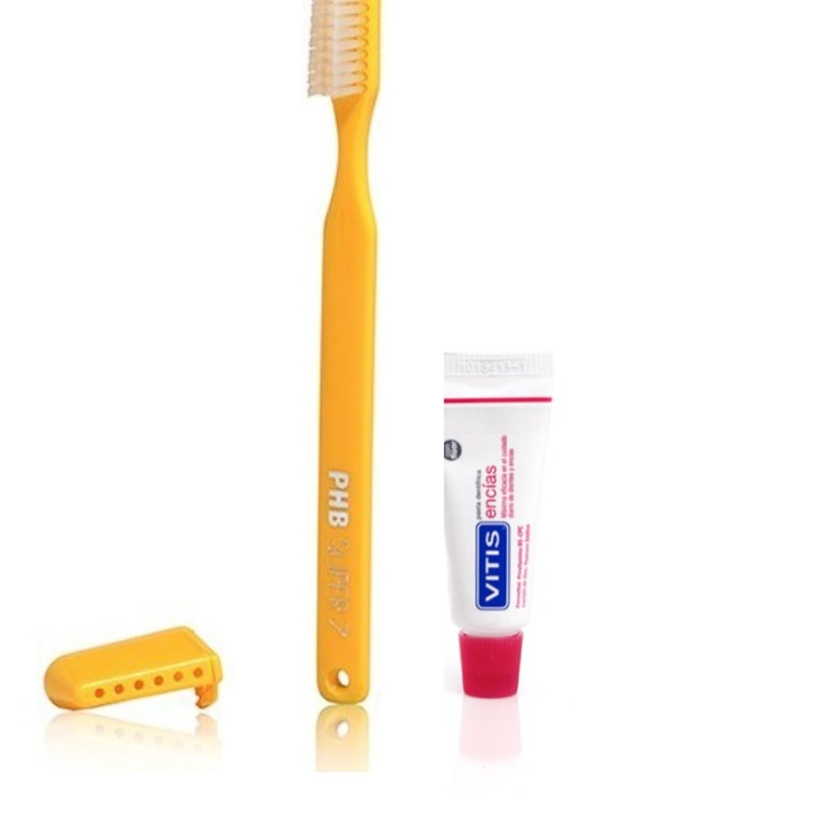 PHB - Cepillo PHB Súper 7 + Mini Pasta Pack x10 Unidades