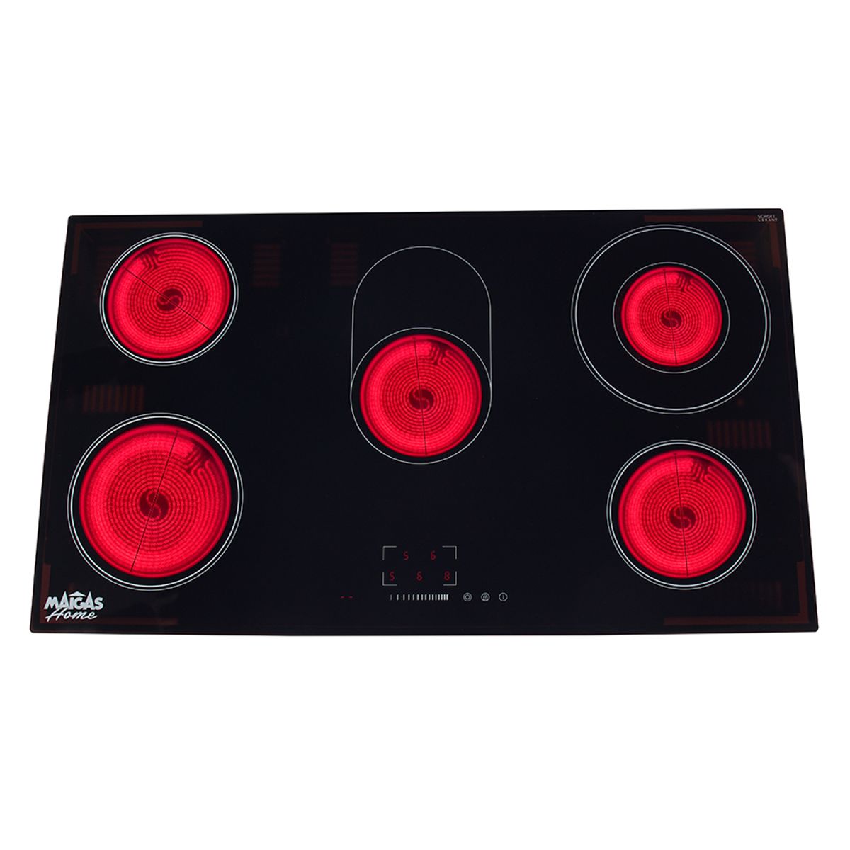 MAIGAS - Encimera Vitrocerámica 5 platos Deluxe CEV05D