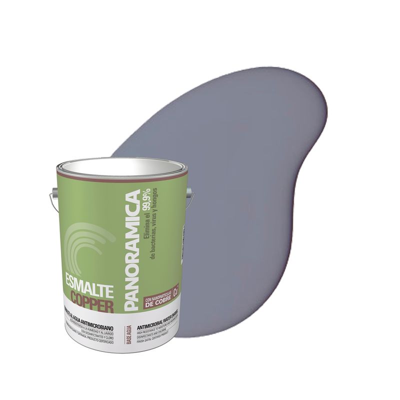 PINTURAS PANORAMICA LTDA - Esmalte al Agua con Cobre Satinado Misterio Cosmico Galón