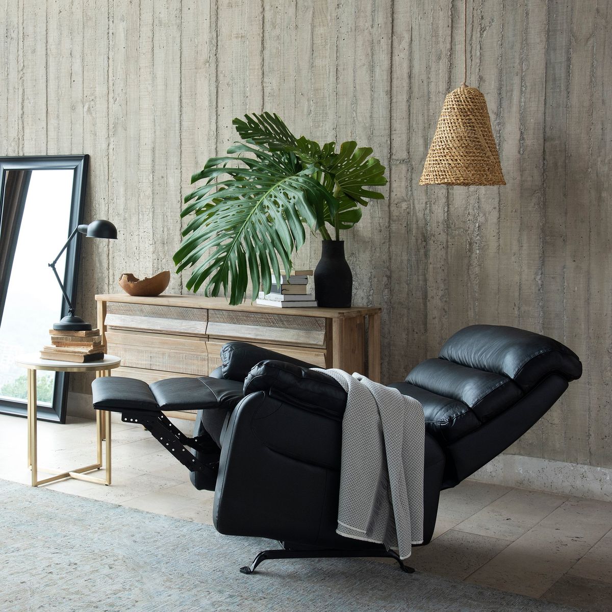 ROSEN - Bergere Rosen Magrit Leather Match Manual Negro