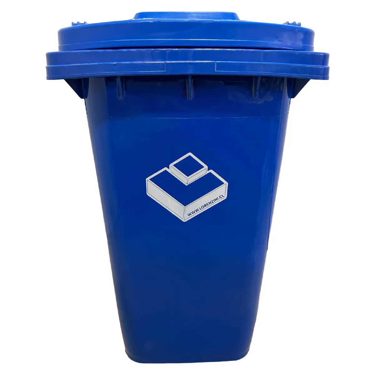 LORENZINI - Contenedor Basurero 240 Lts Azul con ruedas