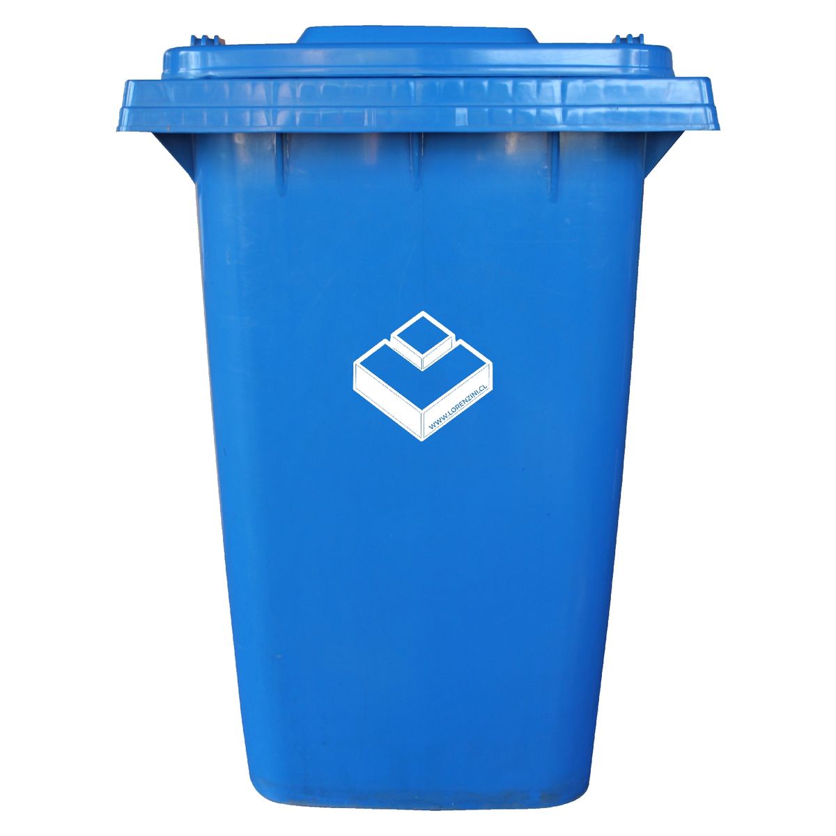 LORENZINI - Contenedor Basurero 360 Lts Azul con ruedas
