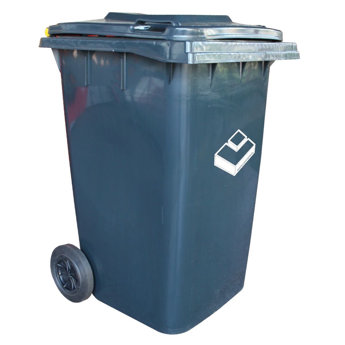 LORENZINI - Contenedor Basurero 360 Lts Gris con ruedas