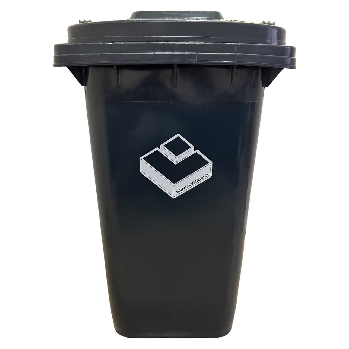 LORENZINI - Contenedor Basurero 240 Lts Gris con ruedas