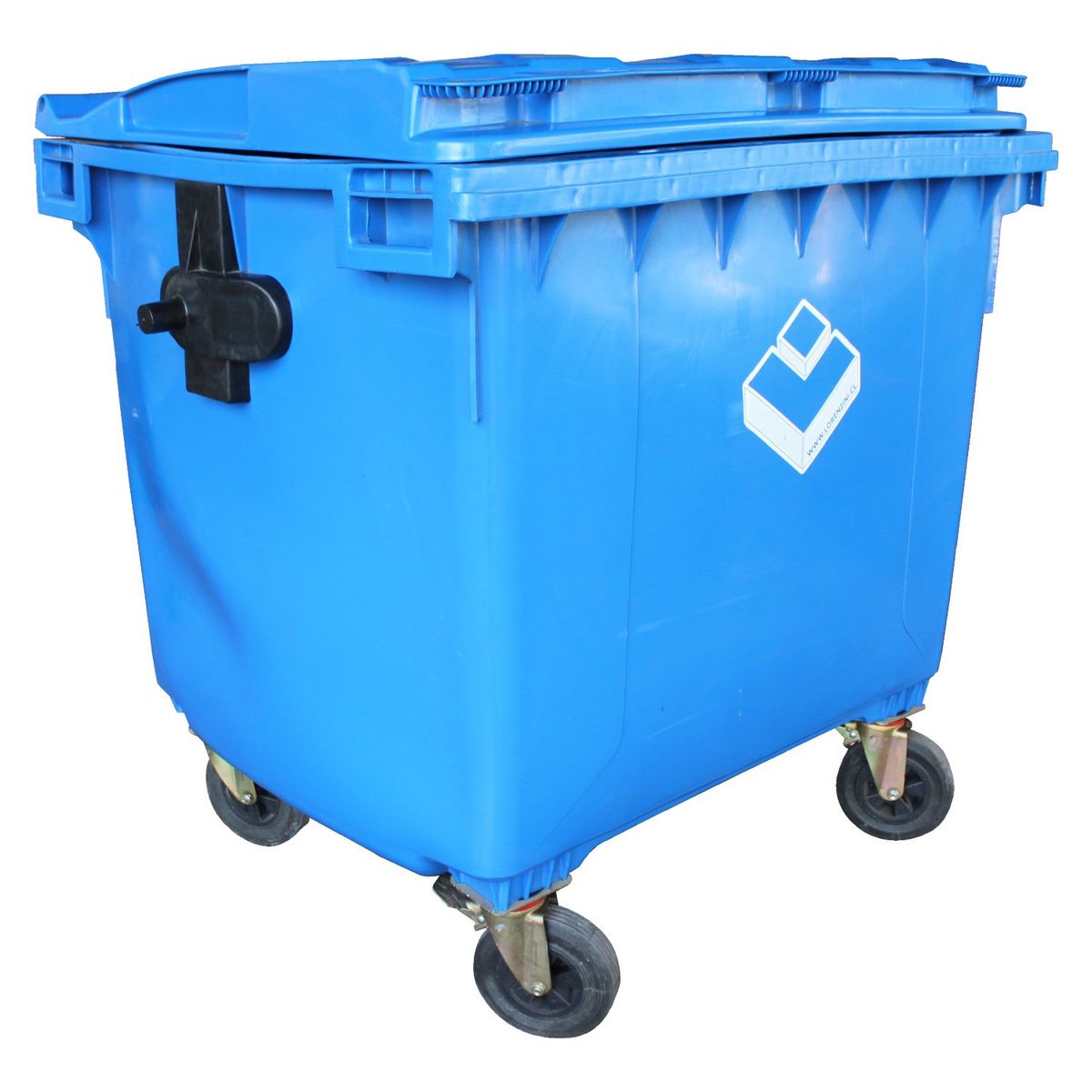 LORENZINI - Contenedor Basurero 1100 Lts Azul con ruedas