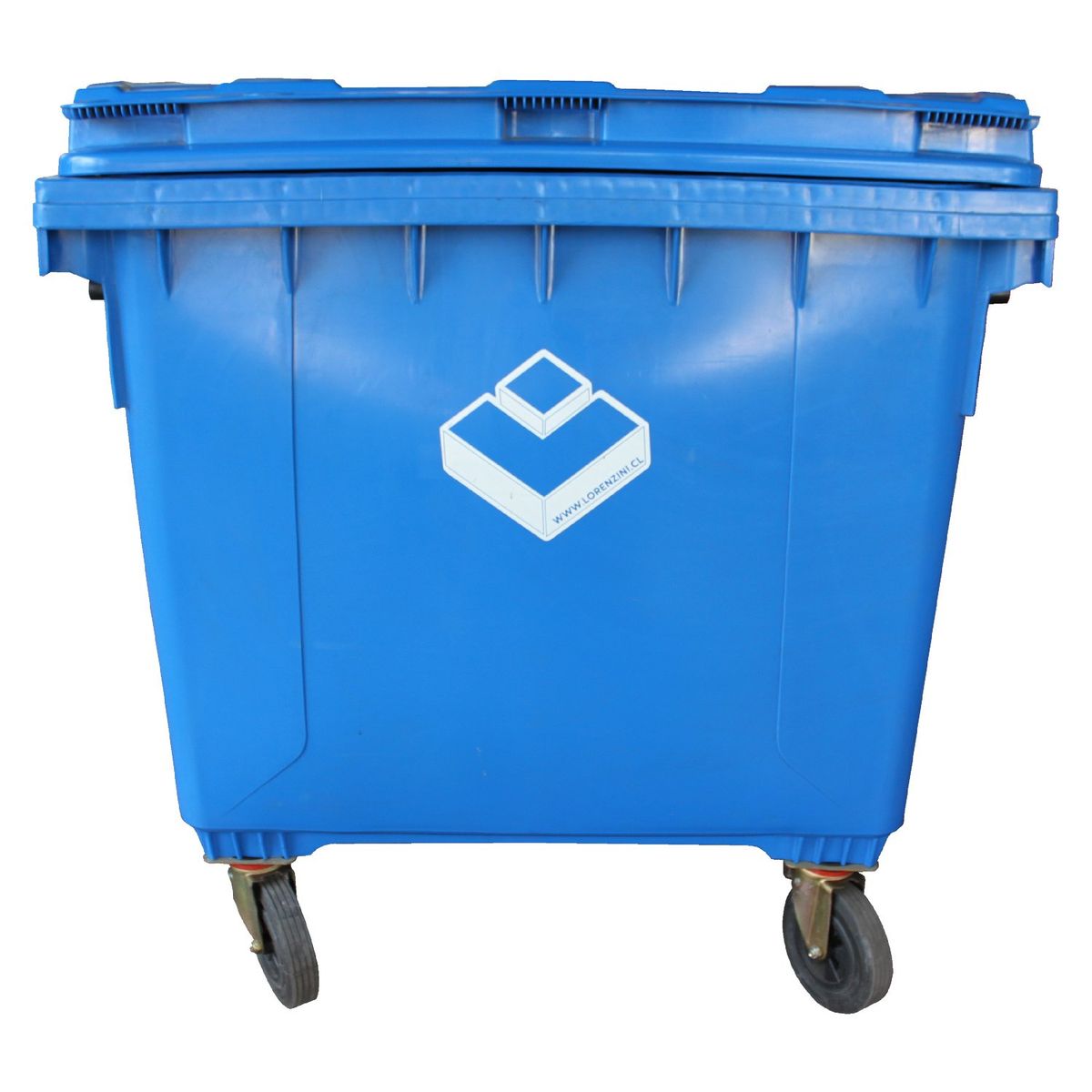 LORENZINI - Contenedor Basurero 1100 Lts Azul con ruedas