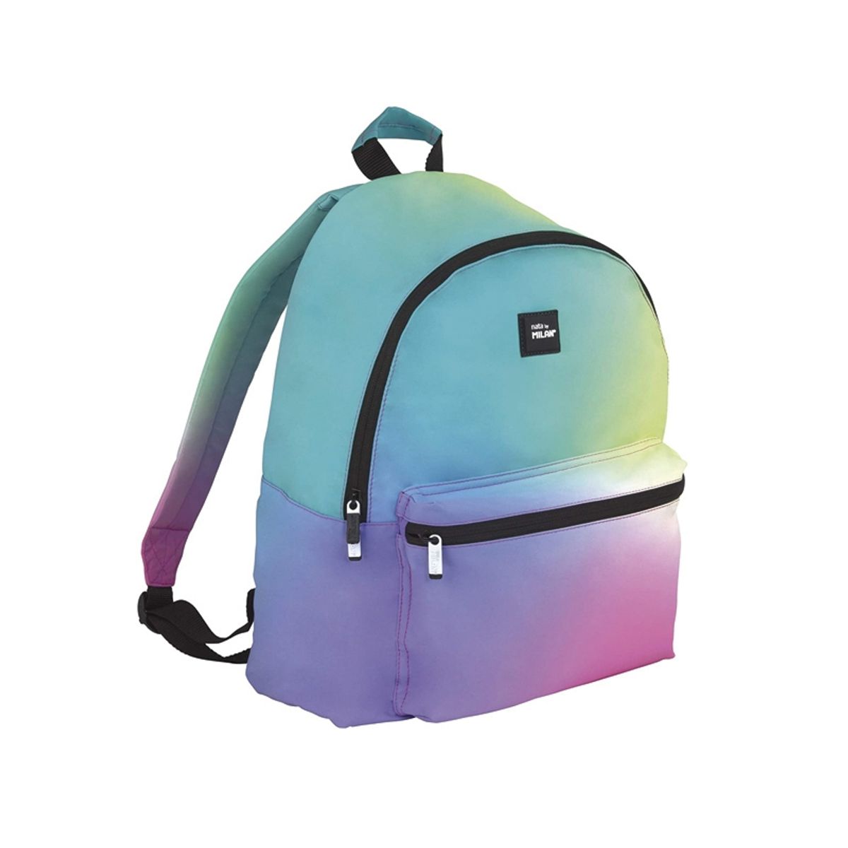 MILAN - Mochila urbana clásica Sunset colores Pastel