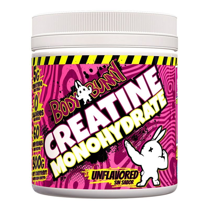 BODY BUNNY - Body Bunny - Creatina Monohidrato Sin Sabor 300g 60sv