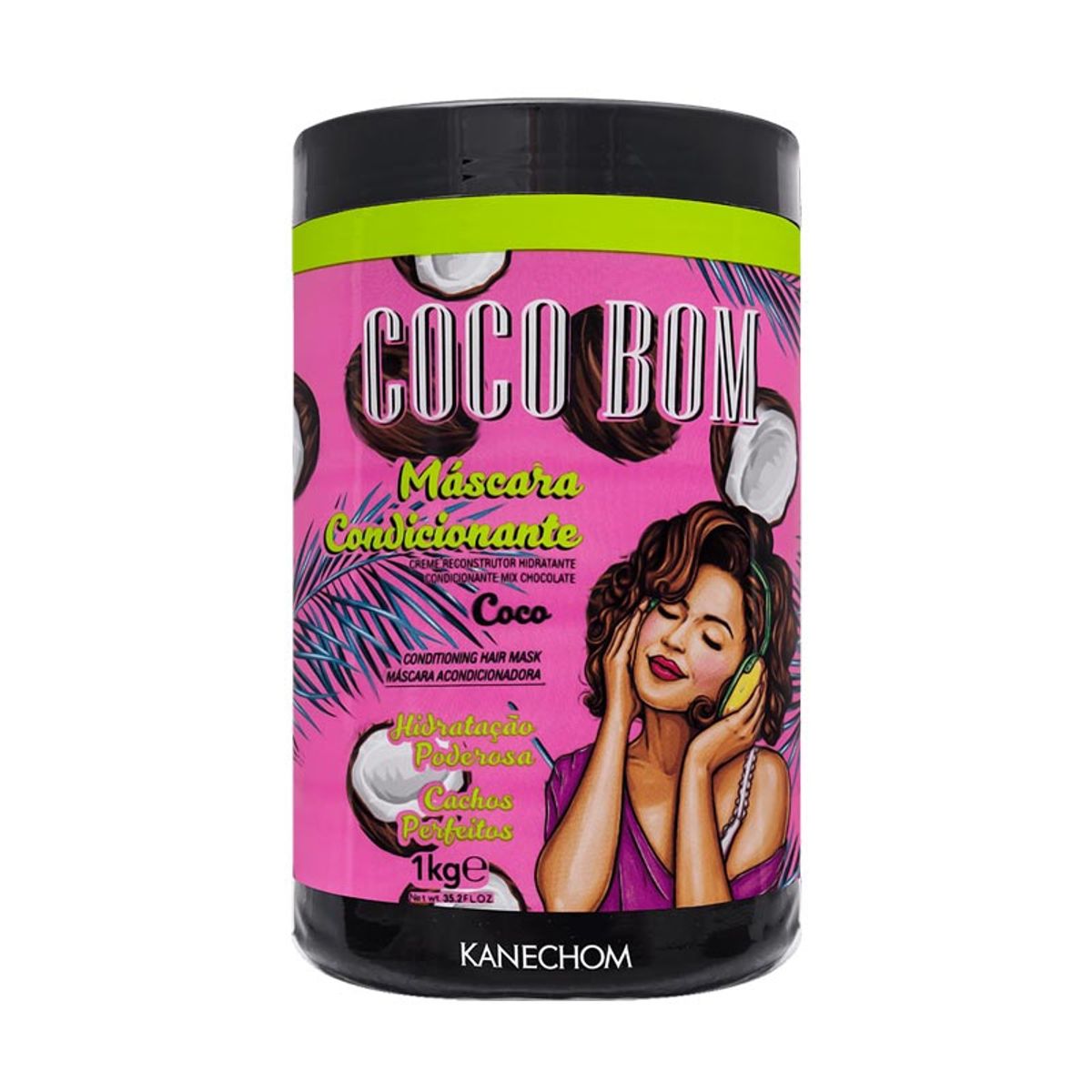 KANECHOM - Kanechom  Máscara Capilar Coco Bom 1 Kg 