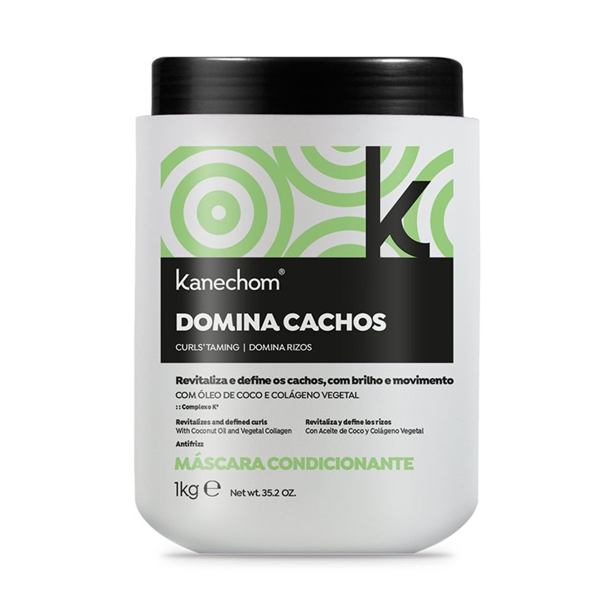 KANECHOM - Kanechom  Máscara Capilar Acondicionadora Para Rizos 1 Kg 