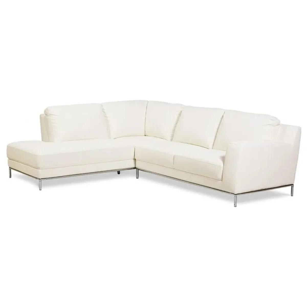 ROSEN - Sofá Seccional Rosen Kris Izquierdo Cuero Ivory