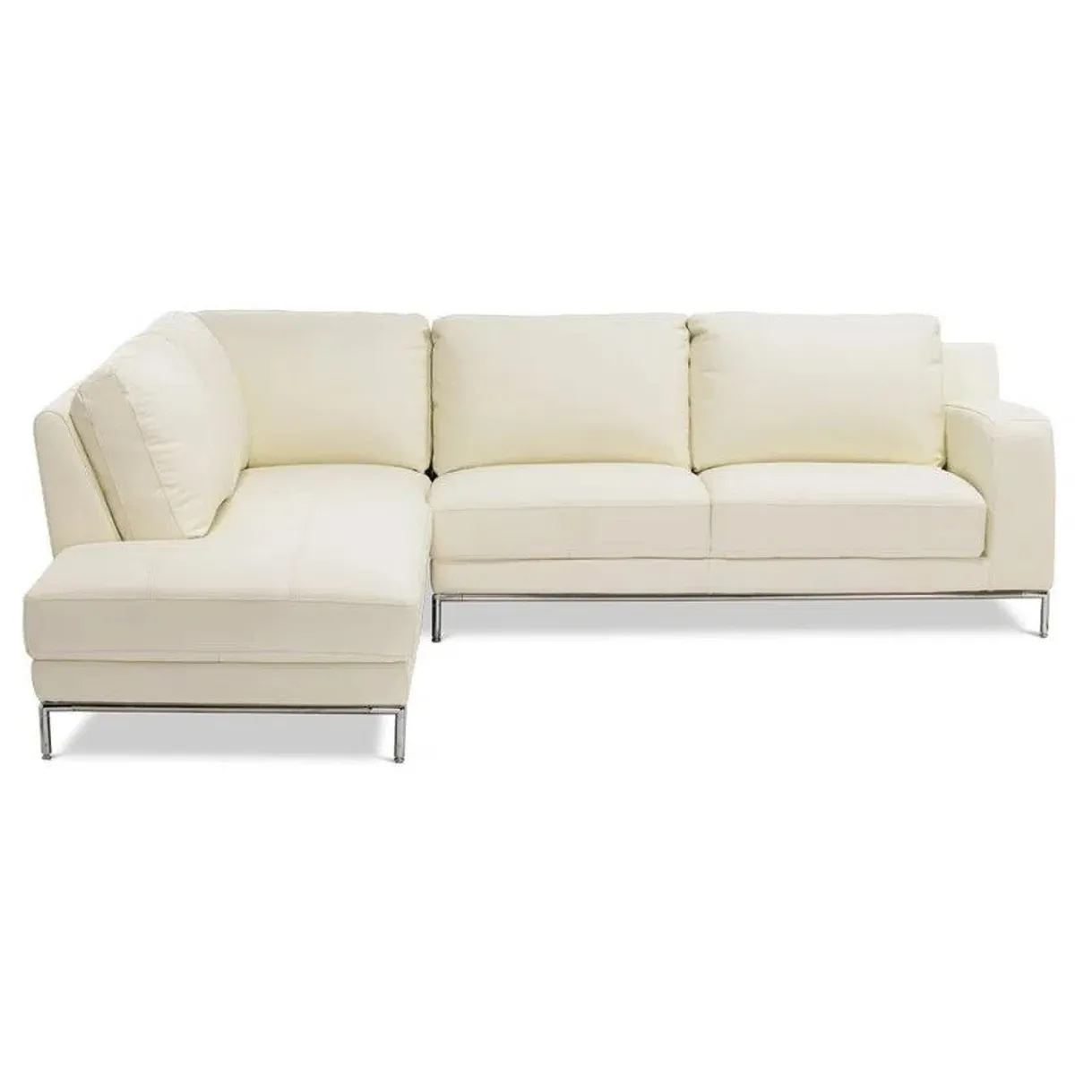 ROSEN - Sofá Seccional Rosen Kris Izquierdo Cuero Ivory