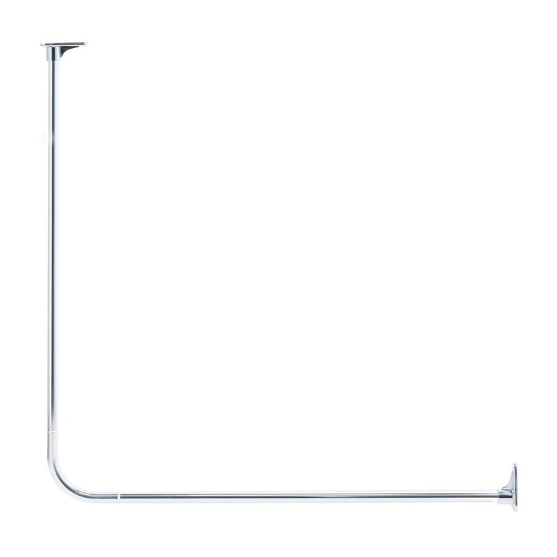 DUSCHY - BARRA CORTINA CURVA 90X90 CROMADO