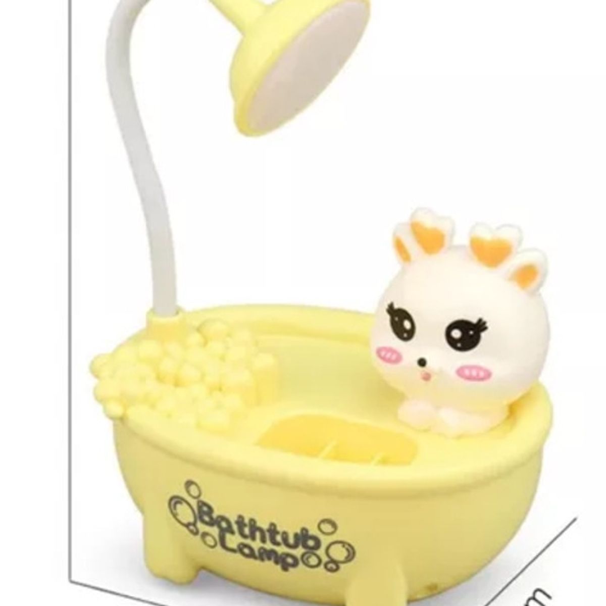 GENERICO - Lámpara de mesa diseño bañera 3 en 1 de animalitos.