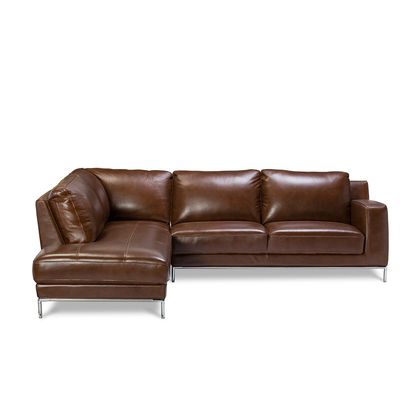 Imagen 2 del producto Sofá Seccional Kris Izquierdo Cuero Marron